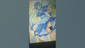 Drawing until I get 10k subs! day 33 (⁠◕⁠ᴗ⁠◕⁠✿⁠)#art #dandysworld #dandyworld #roblox#anime#vocaloid