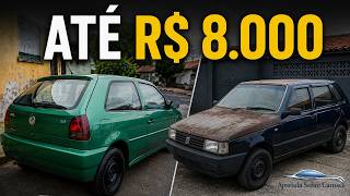Ainda dá para comprar um carro bom com até R$ 8.000 em 2026?