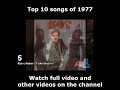 Top 10 songs of 1977