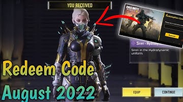 Codm Codes 2022 | Today Redeem Code Codm 2022 | New Redeem Code Codm | Call Of Duty Mobile Codes