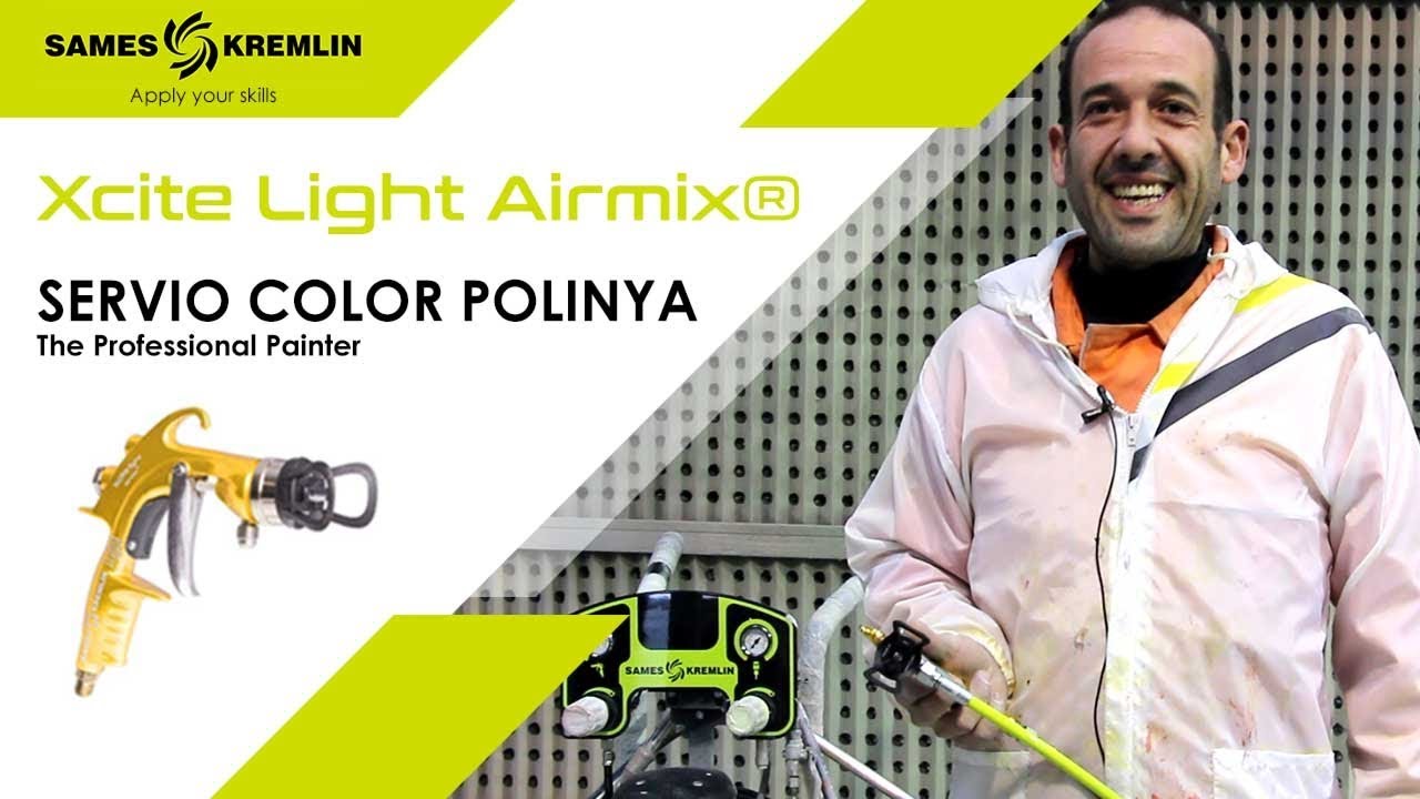 Xcite Light Airmix® - SERVIO COLOR POLINYA (Spain) - The Professional Painter | Sames