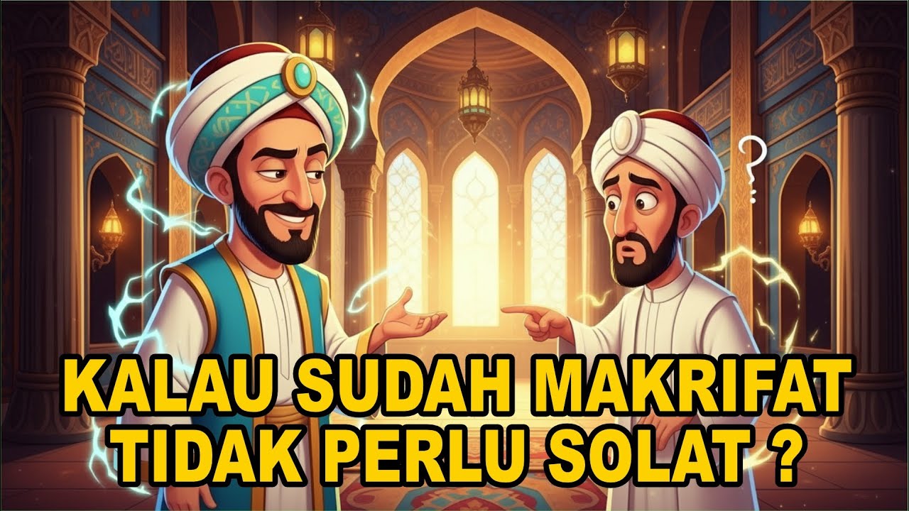 ABU NAWAS VS AHLI MAKRIFAT‼️Jika Sudah Makrifat Sholat Tidak Wajib? | KISAH LUCU ABU NAWAS
