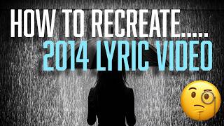 Let's Make a 2014 Lyric Video with Adobe Express