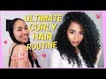 MY NATURAL CURLY HAIR ROUTINE *Detailed & helpful!* Lana Summer