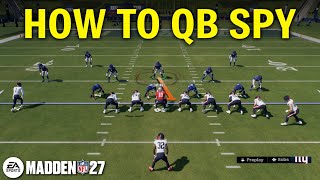 How to QB Spy On Madden 27 EASY