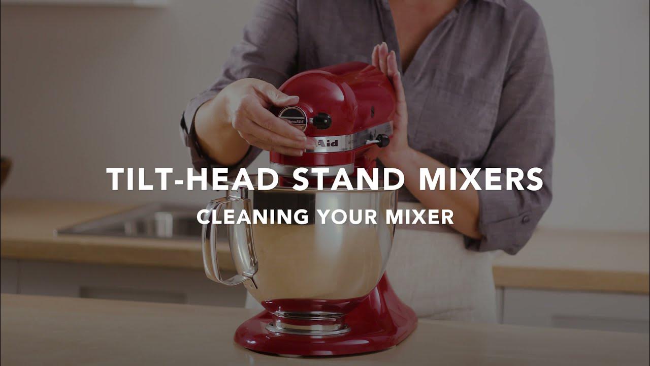 KitchenAid® Artisan® Series Tilt-Head Stand Mixer: How to Clean 