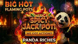 HUGE SPICY JACKPOT on Big Hot Flaming Pots on July 4th Weekend! #slot #casino #jackpot #slotmachine