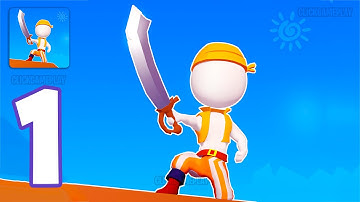 Treasure Hunter - Pirate Game Gameplay Walkthrough Part 1 - Tutorial Pirate Ship War (Android,iOS)