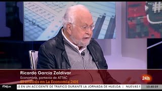 Attac En El Telediario 24 Horas De Tve. Economía Con Inma Gómez Lobo. 221121
