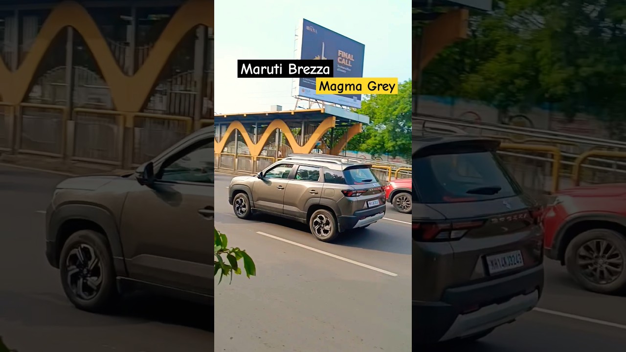 Maruti Brezza Grey color 