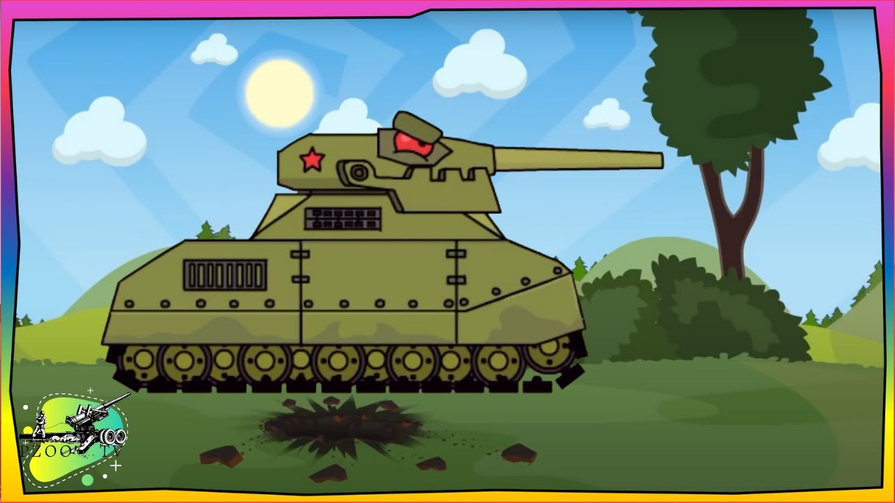 Game bắn xe tăng Quái vật - Trận chiến của Quái Vật Liên Xô | Phim hoạt hình  về xe tăng - Chơi Game 789