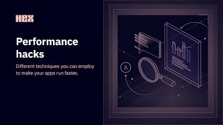 Building performant apps Net Worth