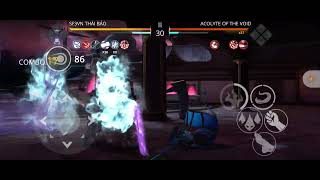 Shadow Fight 3: Dead Forest Triad 6 vs Acolyte (kill boss in only 1 round) 😓 - Void World