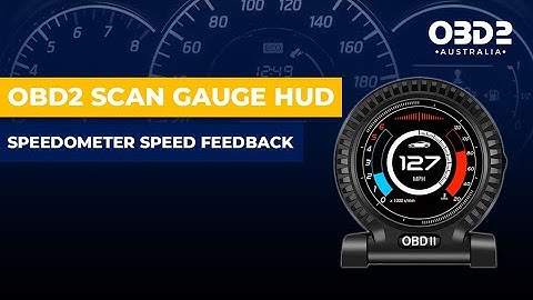 OBD2 Scan Gauge HUD Speedometer Speed Feedback
