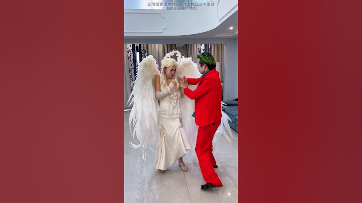 The clown broke the wings of the white angel and gave the wings to Harley Quinn!#cosplay
