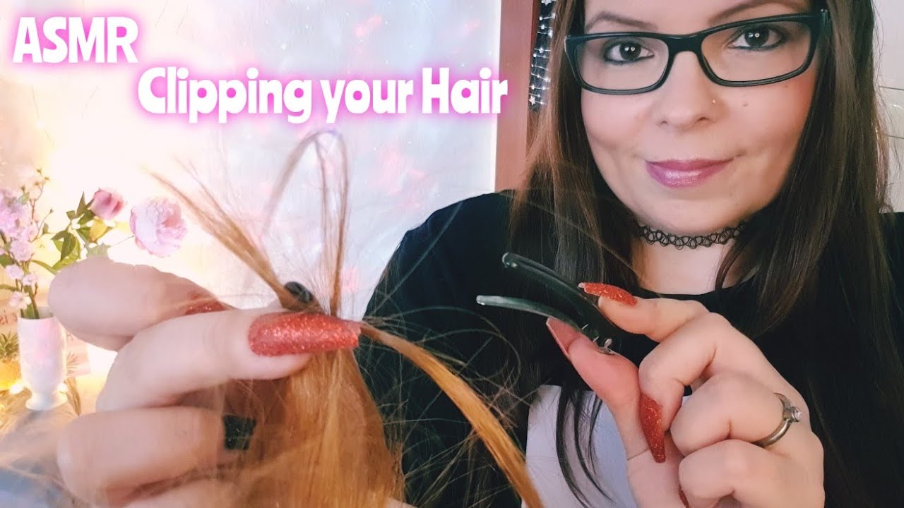 [ASMR] clipping your Hair back 💜🌟 asmr clipping asmrvideo 