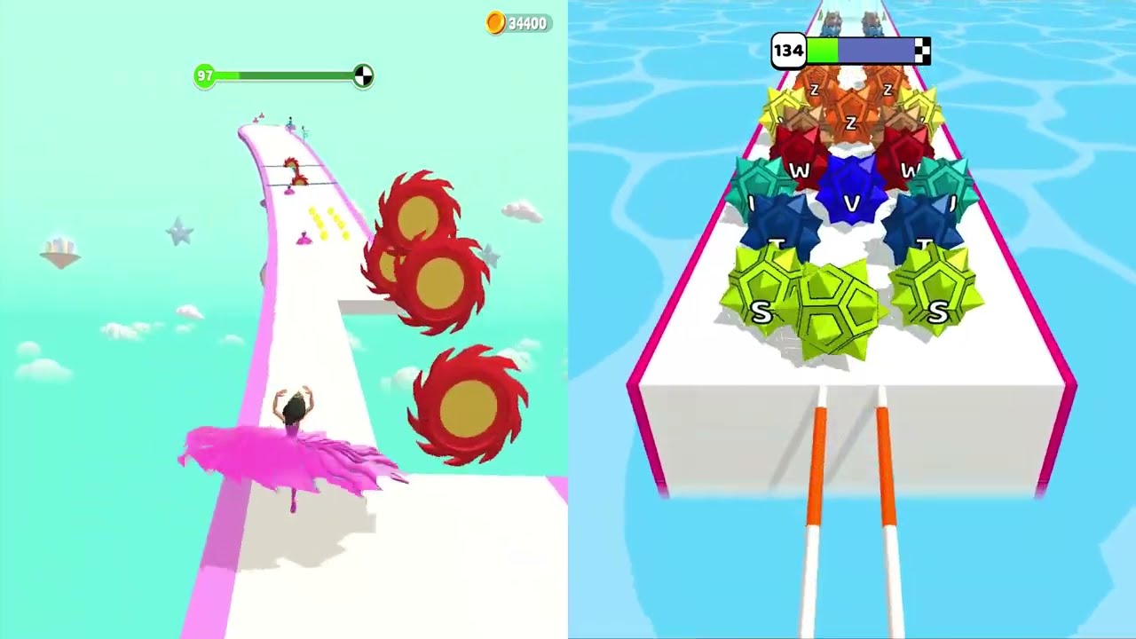 AZ Run Vs Battle Ballet Gameplay Android,IOS