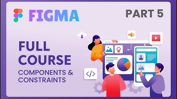 Full Figma Course Part 5 Components & Constraints - Free UI UX Design Course
