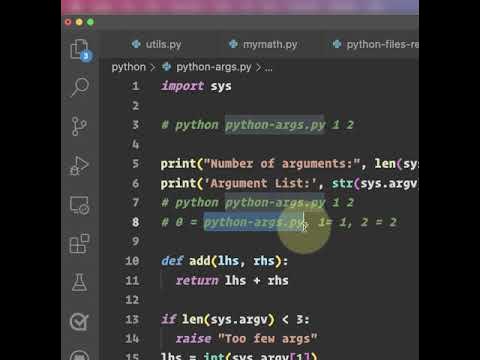 How YOU can use command line arguments in #python to supply data to ...