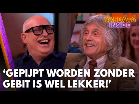 Ren en Johan over leeftijdsverschillen in relaties: 'Gepijpt worden zonder gebit is wel lekker!'