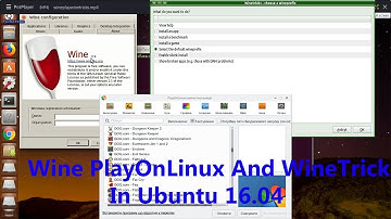 Latest Wine 3.5 PlayOnLinux 4.2 WineTricks In Easy Steps  (working - 2018)