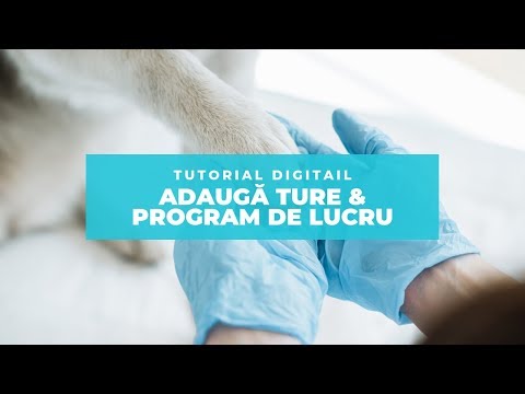 Adauga ture & program de lucru | Tutorial Digitail - Setari & Personalizari