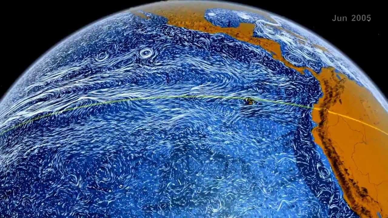 Der ununterbrochene Strom der Ozeane. Meeresströmungen visualisiert ...