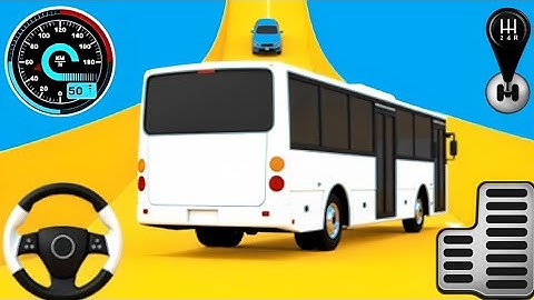 Crazy Bus Mega Ramp Stunts Racing Simulator – Extreme GT Bus Racing 3D – Android Gameplay