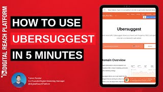 How To Use Ubersuggest in 5 Minutes | Ubersuggest Beginner Tutorial