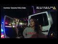 Drunk hooters girl flirts with officer