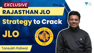 Strategy to Crack JLO | Tansukh Paliwal | Rajasthan JLO Batch | Linking Laws