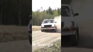 Flat out over crest #rally