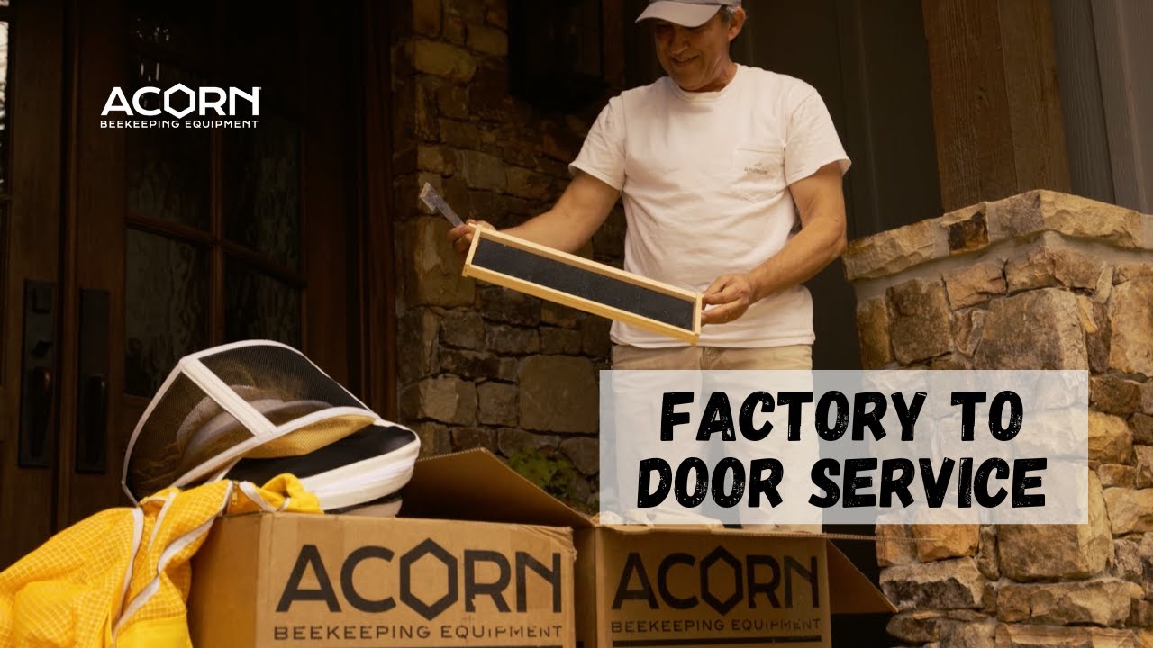 From the Acorn Beekeeping Factory to Your Door - YouTube