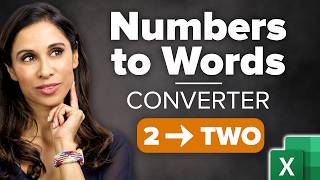 Convert NUMBERS to WORDS in Excel | No VBA (free file included) screenshot 5