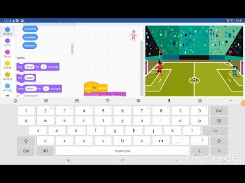 how to make a soccer animation on scratch