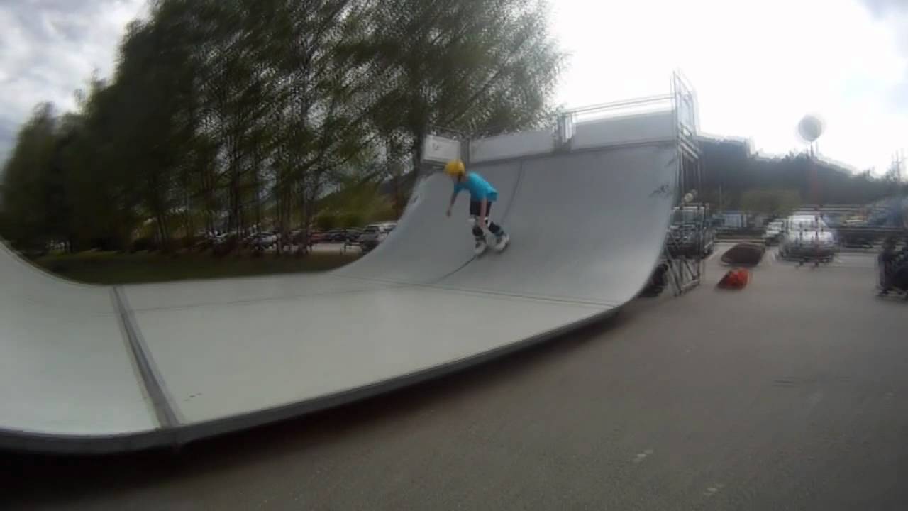 GoPro HD - Roller Agressif - Tenness Bernard - Backflip twixtor Slow motion