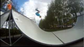 GoPro HD - Roller Agressif - Tenness Bernard - Backflip twixtor Slow motion