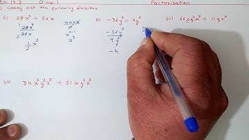 Ex.12.3 Q.1 Chapter:12 Factorisation | Ncert Maths Class 8 | Cbse