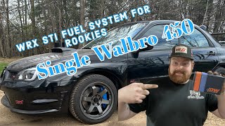 DIY 700HP E85 Subaru STI Fuel System Build  | Part 1: plumbing