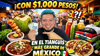 El Tianguis MÁS GRANDE de México "El Baratillo" en Guadalajara | ¿Qué nos alcanza con $1,000?