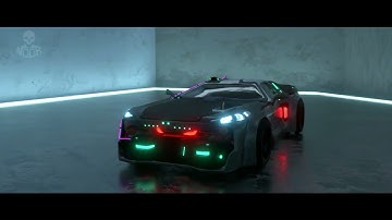 Sci-fi Cyberpunk 3D car animation | Blender 3D | #CGI #VFX #Blender