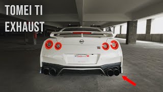 *LOUD Tomei GTR Exhaust | Startup, Rev, Launch, Drive