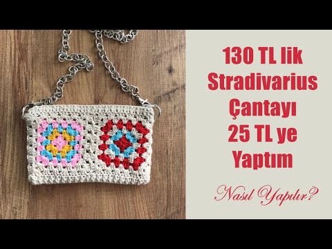 Stradivarius Çanta / 130 Tl lik Çantayı 25 Tl ye Yaptım