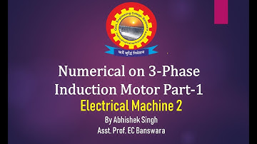 Numerical on 3-phase induction motor Part 1