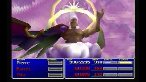 Final Fantasy 7 - LLSCNMIENRA challenge - Safer-Sephiroth