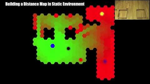 Stigmergic Algorithms: Building a distance map in static environment