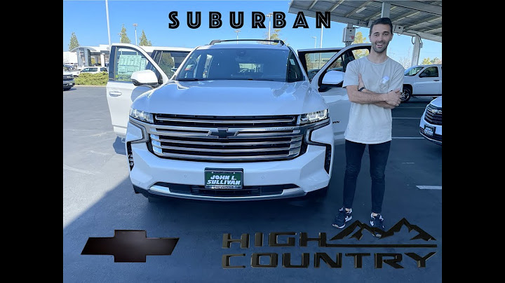 2022 chevrolet suburban high country 3.0 l diesel 4wd suv