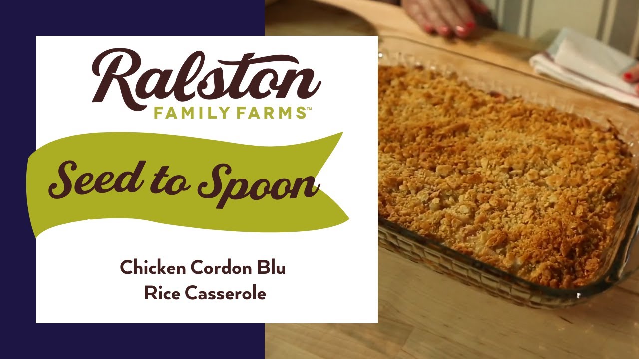 Chicken Cordon Bleu Casserole Recipe Ralston Family Farms YouTube
