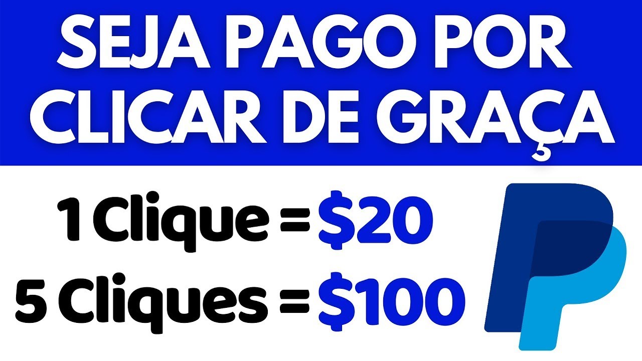 Ganhe Dinheiro No PAYPAL por cliques ($100 por 5 cliques) Ganhe Dinheiro Online 2021
