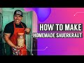 How to make homemade sauerkraut. Easy and fast recipe.